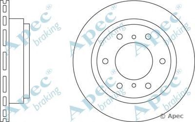 APEC BRAKING dsk2255 -  Тормозной диск